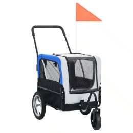 2-in-1 Dog Bike Trailer and Jogging Stroller
