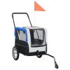 2-in-1 Dog Bike Trailer and Jogging Stroller