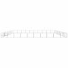 Dog Kennel Silver 1076.4 ft² Steel