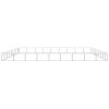 Dog Kennel Silver 871.9 ft² Steel