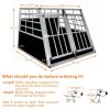 Double Door - Dog Car Crate