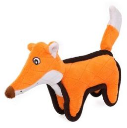 Foxy-Tail Dog Stuffed Animal Squeak Toy