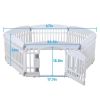 Dog Pen Foldable -White