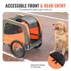 VEVOR Dog Bike Trailer - Orange/Gray