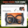 VEVOR Dog Bike Trailer - Orange/Gray