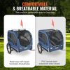 VEVOR Dog Cart Trailer - Blue/Black