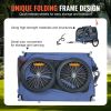VEVOR Dog Cart Trailer - Blue/Black