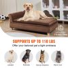 VEVOR Dog Couch for Large-Sized Dogs - Dark Brown