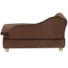 VEVOR Dog Couch for Med-Sized Dogs - Dark Brown