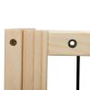 Wood Freestanding Pet Gate 38"-71" Length