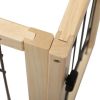 Wood Freestanding Pet Gate 38"-71" Length