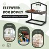 Adjustable Elevated Dog Bowl Feeder Stand