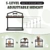 Adjustable Elevated Dog Bowl Feeder Stand