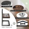 Adjustable Elevated Dog Bowl Feeder Stand