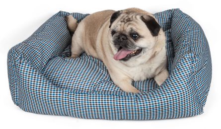Wick-Away Nano-Silver and Anti-Bacterial Rectangular Dog Bed (Size: M)