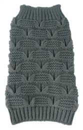 Butterfly Stitched Turtleneck Dog Sweater (Size: Small)