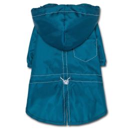 Touchdog Split-Vent Designer Waterproof Dog Raincoat (Color/Size: Blue-XS)