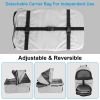 Dog Stroller with Foldable Carrier