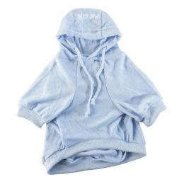 French Terry Dog Hoodie Sweater (Size: XSmall)