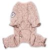 Touchdog Bark-Zz Designer Soft Cotton Full Body Thermal Pet Dog Jumpsuit Pajamas