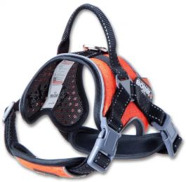 Dog Helios 'Scorpion' Sporty High-Performance Free-Range Dog Harness (Color/Size: Orange-S)