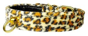 Animal Print Jaguar Dog Collar (Size: 16)