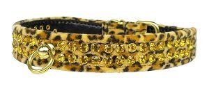Jungle King Leopard Print Dog Collar (Size: 20)