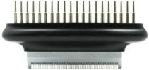 Pet Life Flex Series 2-in-1 Dual-Sided Grooming Undercoat Rake and Deshedder