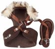 Pet Life Luxe 'Furracious' 2-In-1 Mesh Harness W/ Removable Fur Collar