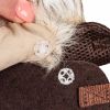 Pet Life Luxe 'Furracious' 2-In-1 Mesh Harness W/ Removable Fur Collar
