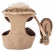 Pet Life Luxe 'Furracious' 2-In-1 Mesh Harness W/ Removable Fur Collar