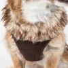 Pet Life Luxe 'Furracious' 2-In-1 Mesh Harness W/ Removable Fur Collar