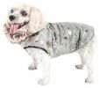 Pet Life Luxe 'Gold-Wagger' Gold-Leaf Designer Fur Dog Coat