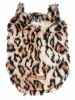 Pet Life Luxe 'Lab-Pard' Dazzling Leopard Patterned Mink Fur Dog Coat