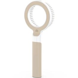 Pet Life 'WAGNIFY' 360 Degree and Multi-Directional Modern Grooming Dog Comb (Color: Brown)