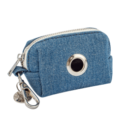 Waste Bag Holder - Plaid Denim (Color: Dark Denim)