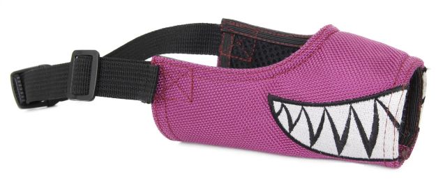 Pet Life Fumigation Adjustable Designer Dog Muzzle (Color/Size: Purple-S)