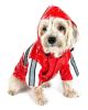 Reflective Waterproof Adjustable PVC Dog Raincoat