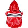 Reflective Waterproof Adjustable PVC Dog Raincoat