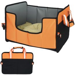 Pet Life 'Travel-Nest' Folding Travel Dog Bed (Color/Size: Orange-L)