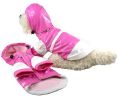 Two-Tone PVC Waterproof Adjustable Dog Raincoat
