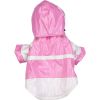 Two-Tone PVC Waterproof Adjustable Dog Raincoat
