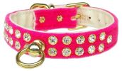Velvet #31 Pink Dog collar