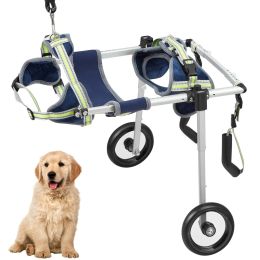 VEVOR 2 Wheels Wheelchair for Dogs (Size: Small)