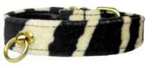 Animal Print Zebra Dog Collar